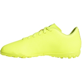 Buty piłkarskie adidas Nemeziz 18.4 Tf Jr CM8522 żółte żółte 2