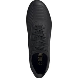 Buty piłkarskie adidas Predator 19.2 Fg M F35603 czarne czarne 3