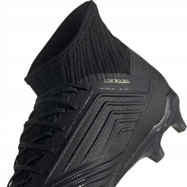 Buty piłkarskie adidas Predator 19.2 Fg M F35603 czarne czarne 4