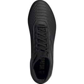 Buty piłkarskie adidas Predator 19.3 Fg M F35594 czarne czarne 2