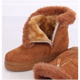 Śniegowce na futerku camel PP-30 Camel brązowe 1