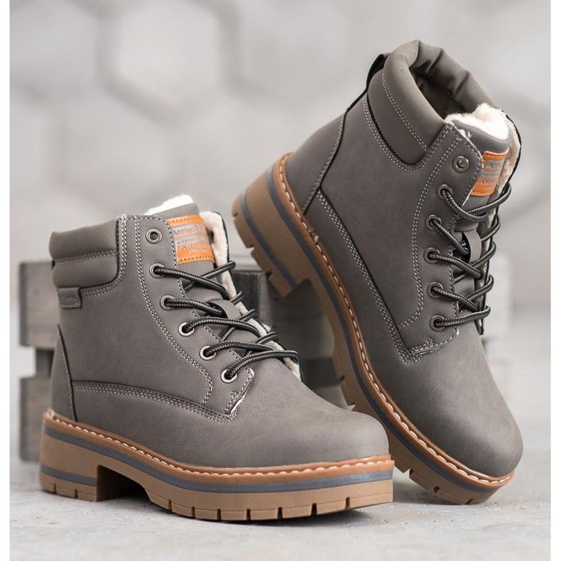 Arrigo Bello Ocieplane Trapery szare 1