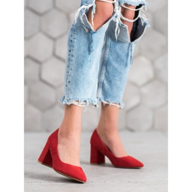 Seastar Eleganckie Czółenka czerwone 1