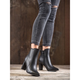 SHELOVET Seksowne Czarne Botki 2