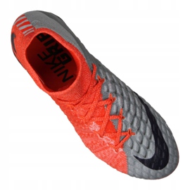 Buty piłkarskie Nike Wmns Hypervenom Phantom 3 Df Fg M 881545-058 wielokolorowe czerwone 3