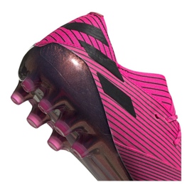 Buty piłkarskie adidas Nemeziz 19.1 Ag Fg M FU7033 różowe różowe 1