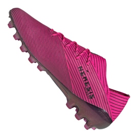 Buty piłkarskie adidas Nemeziz 19.1 Ag Fg M FU7033 różowe różowe 5
