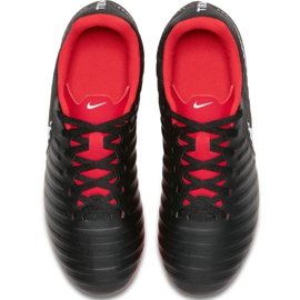 Buty piłkarskie Nike Tiempo Legend 7 Club Mg Jr AO2300 006 czarne wielokolorowe 3