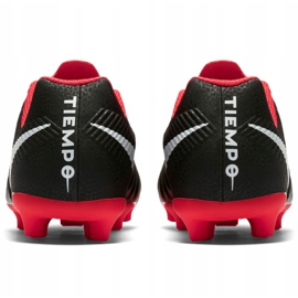 Buty piłkarskie Nike Tiempo Legend 7 Club Mg Jr AO2300 006 czarne wielokolorowe 5