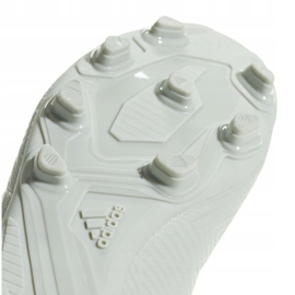 Buty piłkarskie adidas Nemeziz 18.4 M FxG DB2116 szare białe 5