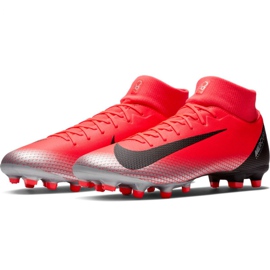 Buty piłkarskie Nike Mercurial Superfly 6 Academy CR7 Mg M AJ3541 600 wielokolorowe czerwone 3