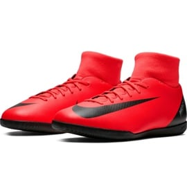 Buty piłkarskie Nike Mercurial Superfly X 6 Club CR7 Ic M AJ3569 600 czerwone wielokolorowe 3