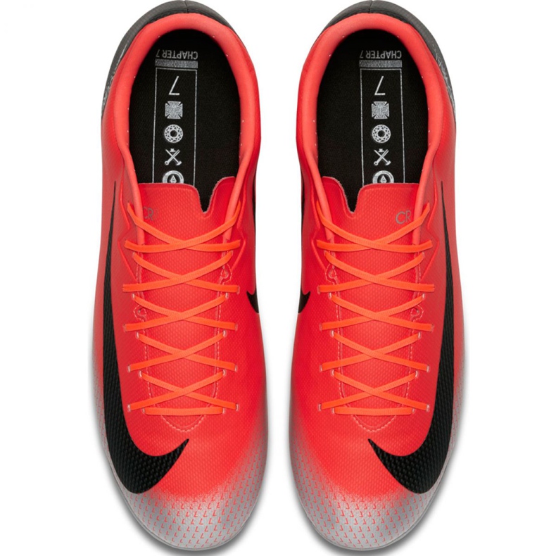 Buty piłkarskie Nike Mercurial Vapor 12 Academy CR7 Mg M AJ3721 600 wielokolorowe czerwone 2