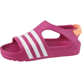 Sandały adidas Adilette Play I Jr B25030 różowe 1