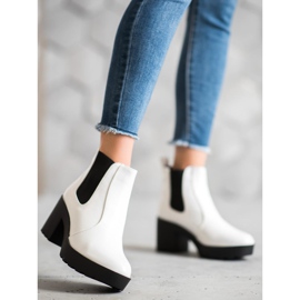 Weide Sztyblety Fashion białe 2