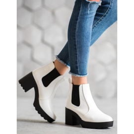 Weide Sztyblety Fashion białe 1