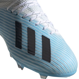 Buty piłkarskie adidas X 19.1 Fg Jr F35684 wielokolorowe niebieskie 3
