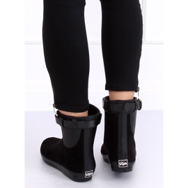 Kalosze damskie botki czarne K1890101 Negro 2