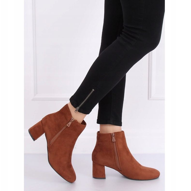 Botki na obcasie brązowe K1825116 Cuero 1