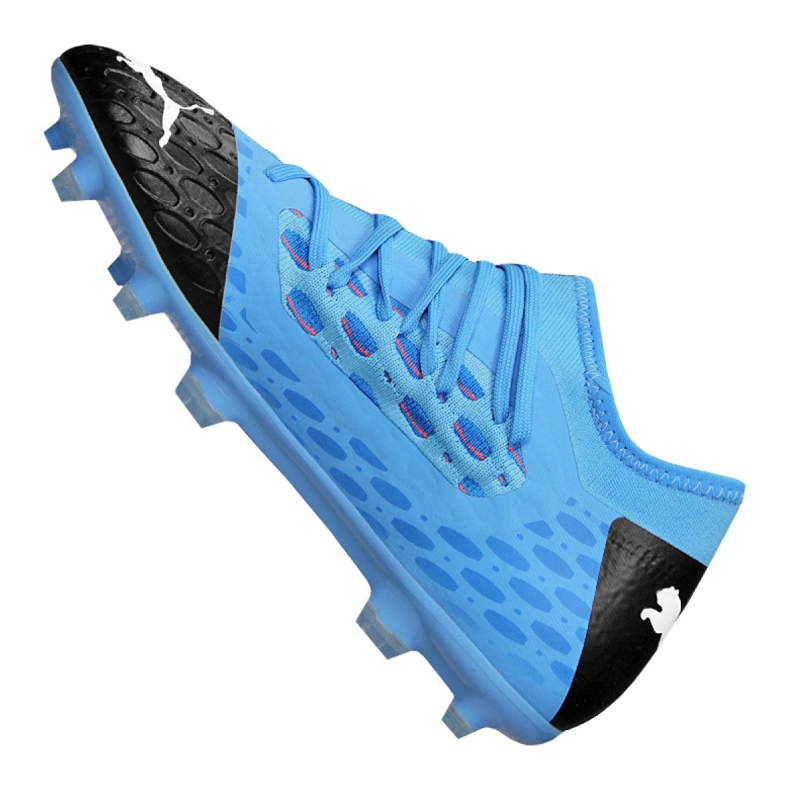 Buty piłkarskie Puma Jr Future 5.3 Netfit Fg Jr 105806-01 niebieskie niebieskie 1