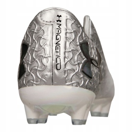 Buty piłkarskie Under Armour Magnetico Pro Fg M 3000111-100 szare białe 4