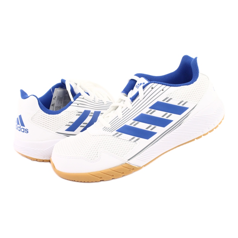 Buty adidas Alta Run Jr BA9426 białe niebieskie 4