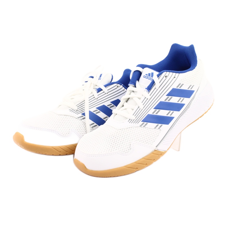 Buty adidas Alta Run Jr BA9426 białe niebieskie 3