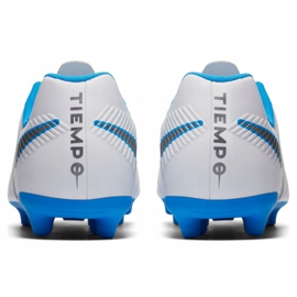 Buty piłkarskie Nike Tiempo Legend 7 Club Fg Jr AH7255 107 białe wielokolorowe 5