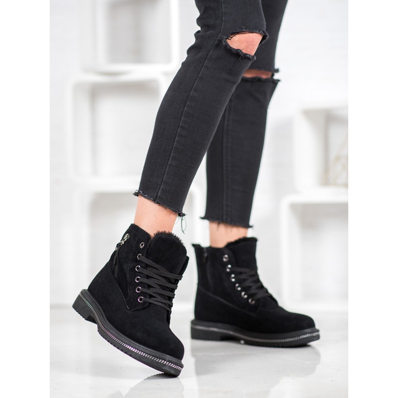 SHELOVET Trapery Z Brokatem czarne 1