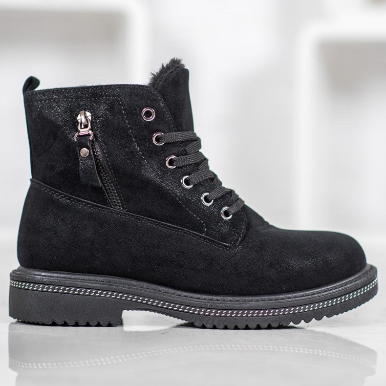 SHELOVET Trapery Z Brokatem czarne 2