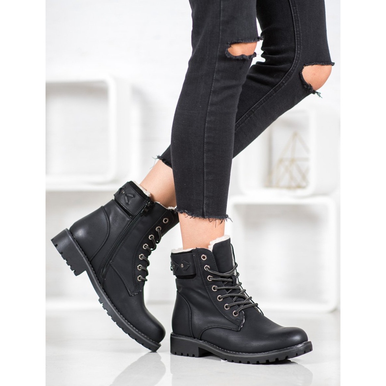 SHELOVET Eleganckie Trapery czarne 1