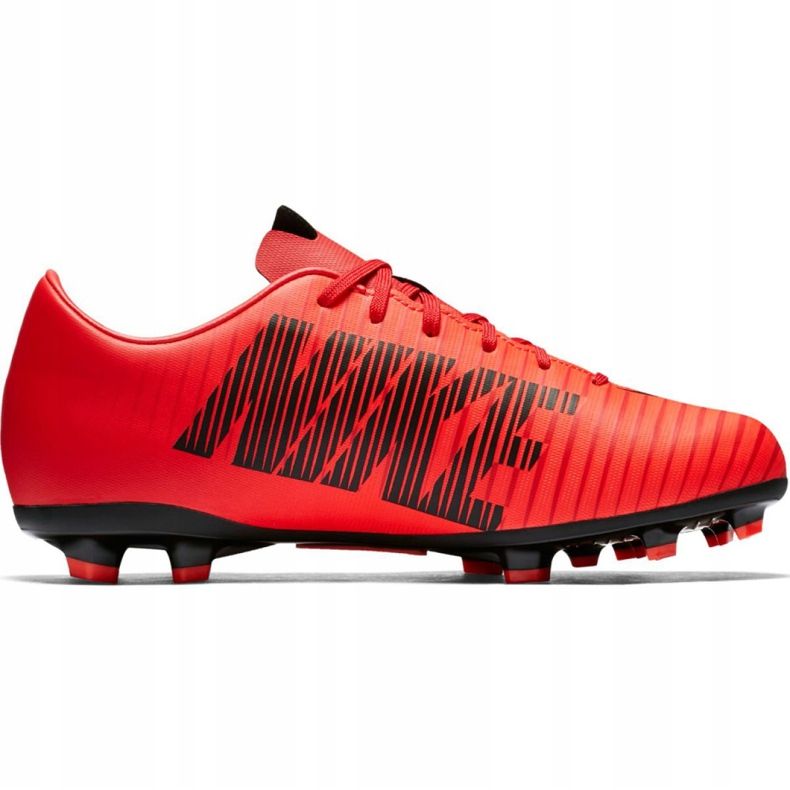 Buty Nike Mercurial Victory Vi Fg Jr 831945 616 pomarańczowe czerwone 2