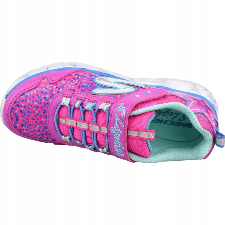 Buty Skechers Galaxy Lights Jr 10920L-NPMT różowe 2