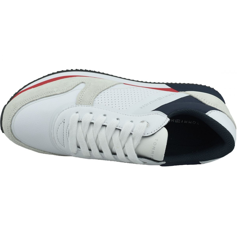 Buty Tommy Hilfiger Active City Sneaker W FW0FW04304 020 białe czerwone granatowe 2