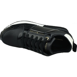 Buty Tommy Hilfiger Leather Wedge Sneaker W FW0FW04420 990 czarne 2