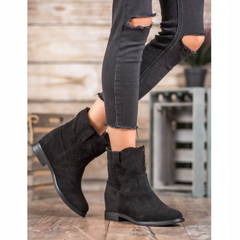 Seastar Modne Kowbojki czarne 1