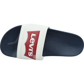 Klapki Levi's June Batwing 228998-794-17 białe 2