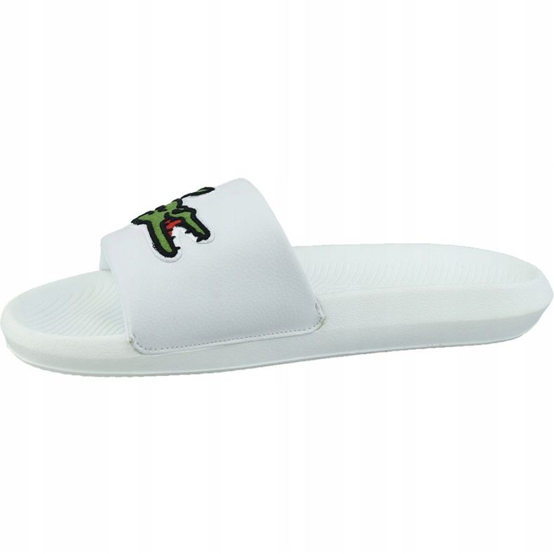 Klapki Lacoste Croco Slide 319 738CMA0073082 białe 1