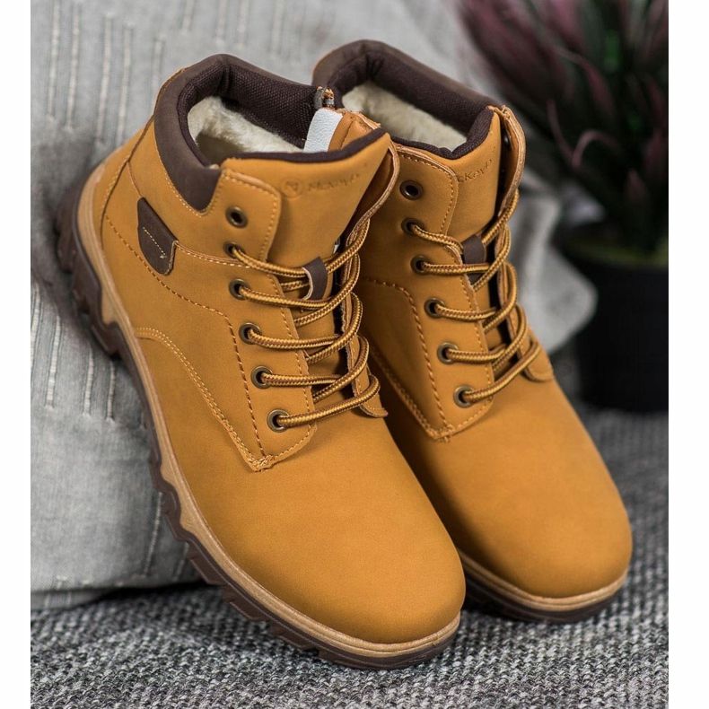 Sznurowane Buty MCKEYLOR brązowe 1