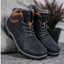 Ocieplane Buty MCKEYLOR granatowe 1