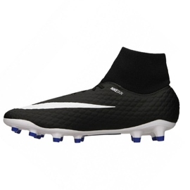 Buty piłkarskie Nike Hypervenom Phelon 3 Df Fg M 917764-002 czarne czarne 1