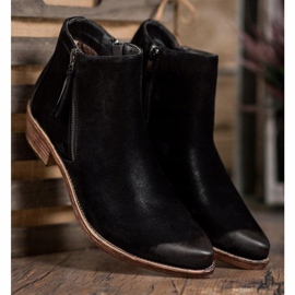 Kylie Kowbojki Na Suwak czarne 1