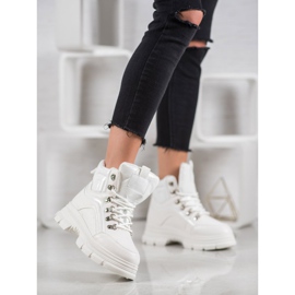 SHELOVET Ocieplane Sneakersy białe 2