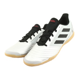 Buty halowe adidas Predator 19.4 In M F35630 srebrny 2