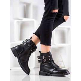 SDS Workery Z Cyrkoniami czarne 1