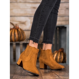 Nio Nio Sztyblety Na Obcasie brązowe 2