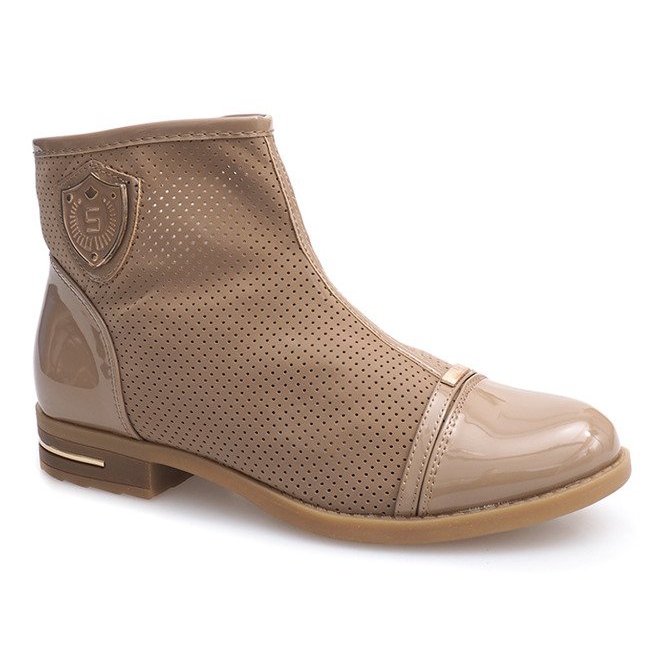 Eleganckie botki, półbuty 1956 Khaki 1