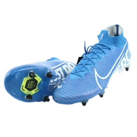 Buty piłkarskie Nike Mercurial Superfly 7 Elite SG-Pro Ac M AT7894-414 niebieskie 5