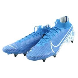 Buty piłkarskie Nike Mercurial Superfly 7 Elite SG-Pro Ac M AT7894-414 niebieskie 3