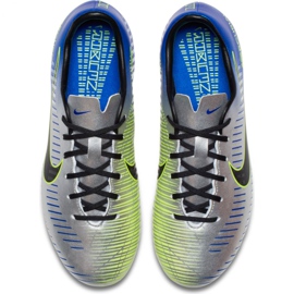 Buty piłkarskie Nike Mercurial Victory 6 Neymar Fg Jr 921488-407 srebrny szare 1